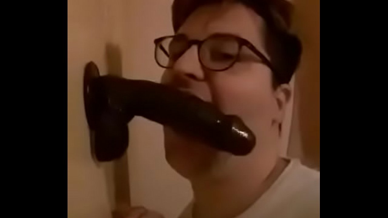 gay sucking dildo