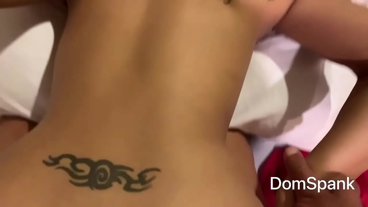 Asian Petite Girl with Tattoos deep throats my dick and makes me CUM.