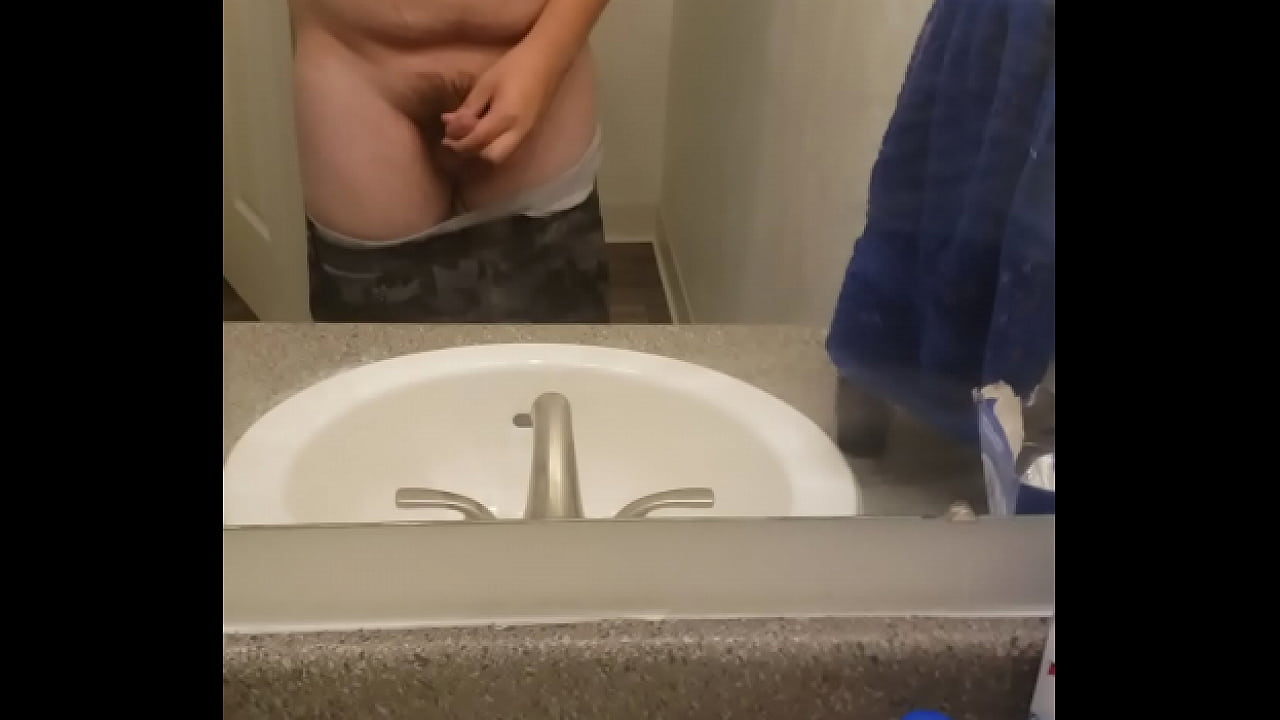 Strip for First Time in Bathroom