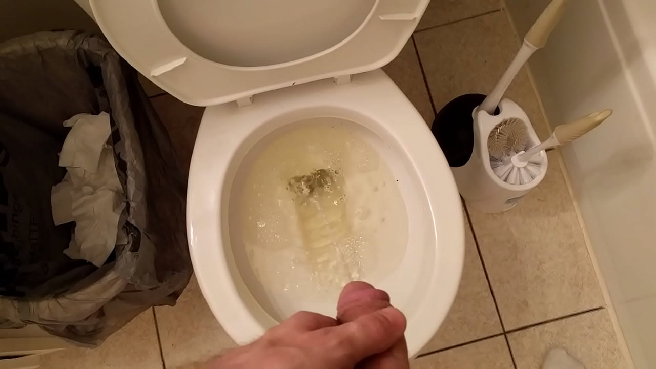 Desperate long pee after holding it