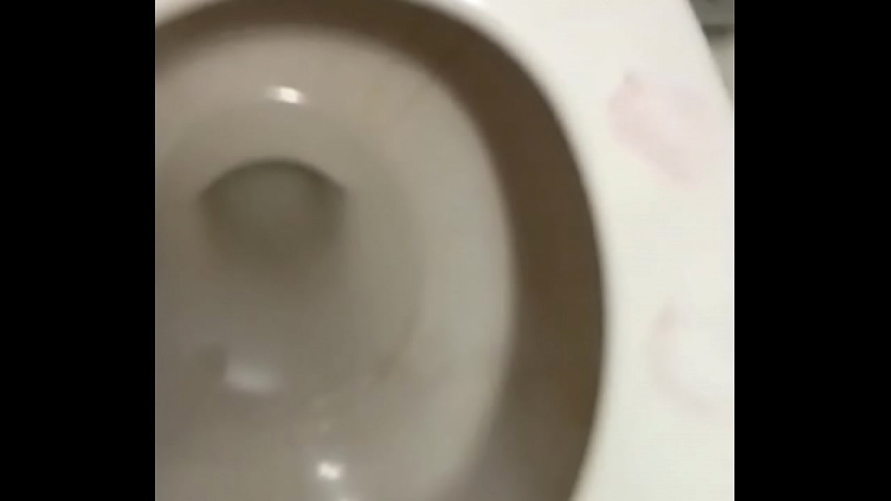 Desperate Trans Women masturbates with Toilet