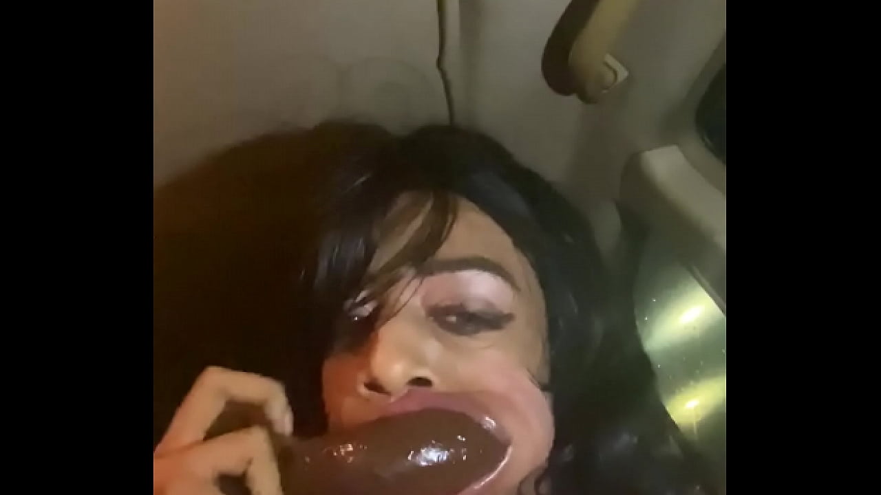 Exposed blacked cd sissy faggot & bbc dildo sucking exposed