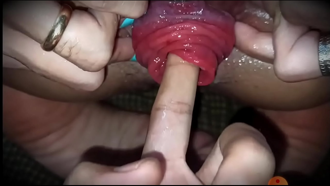 Big prolapse anal play, young