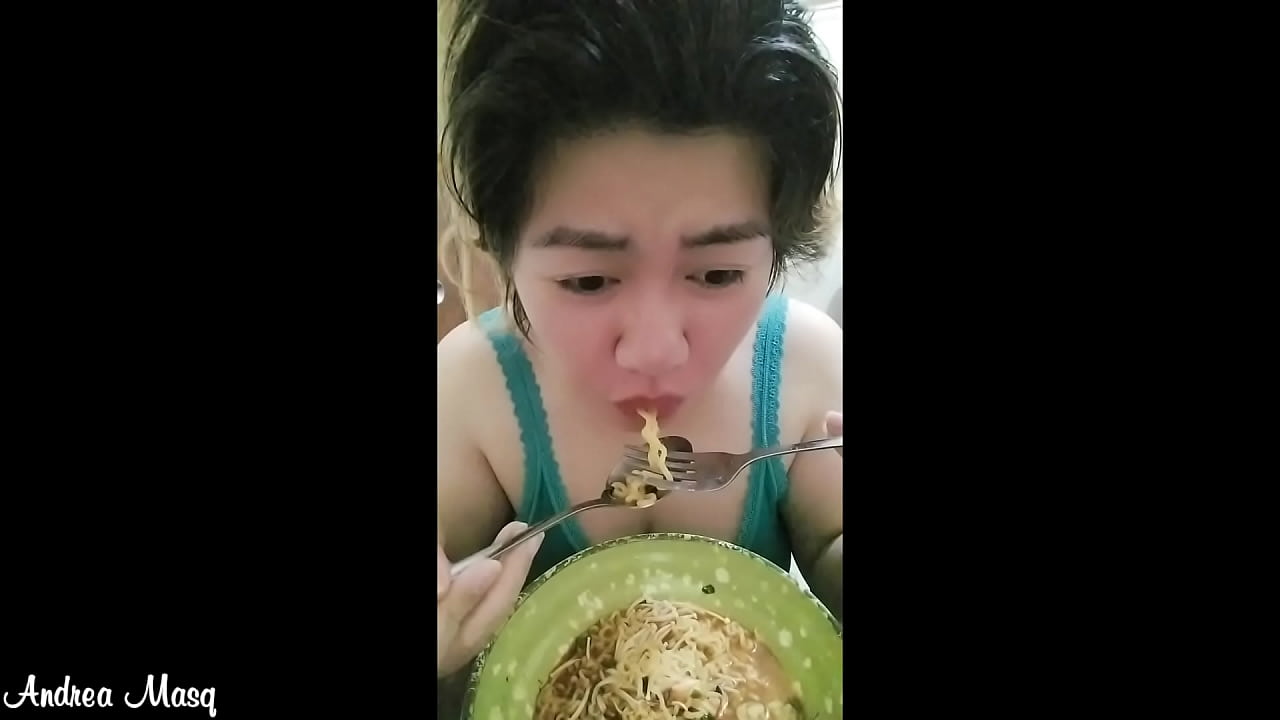 Creamy cum with a little mukbang