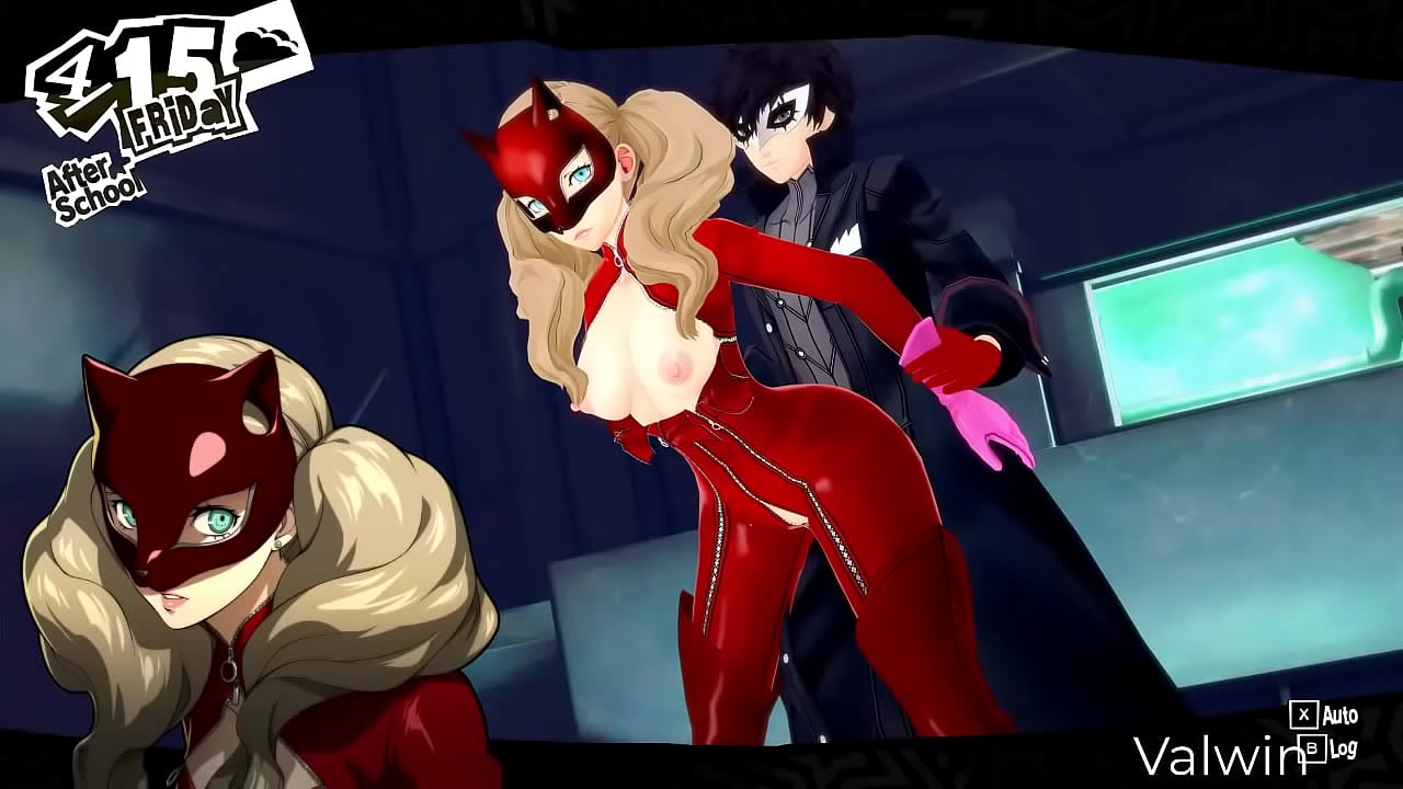 Ann Takamaki and Joker Dungeon Fuck - Persona 5 3D