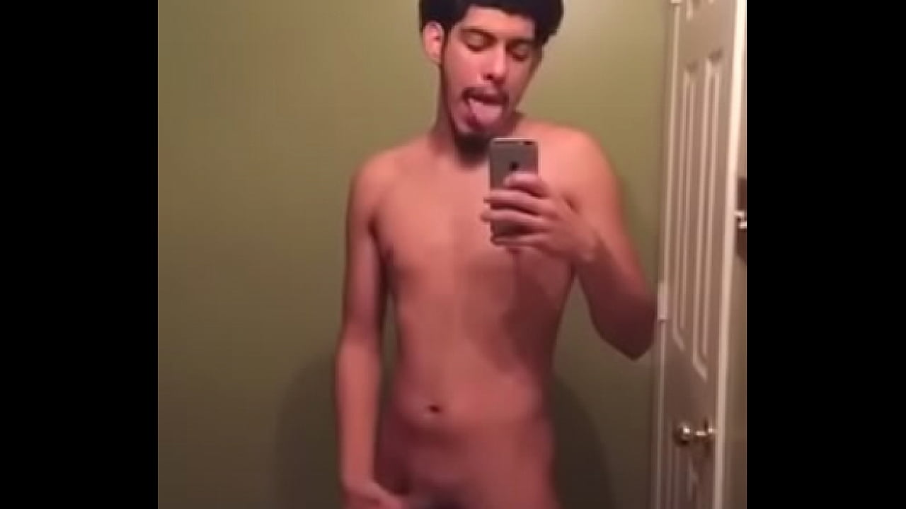Young guy jacking off