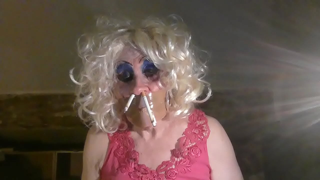 CD Whore Sarah Milward, Gagged By Mistress, Made to Smoke - Get Your Cocks Out!