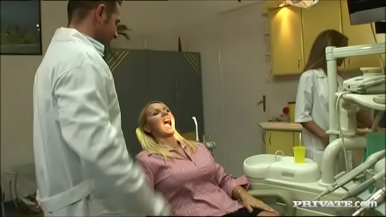 Lesbians Vivien and Winnie Lick Pussy in Doctors Office before 3 Way