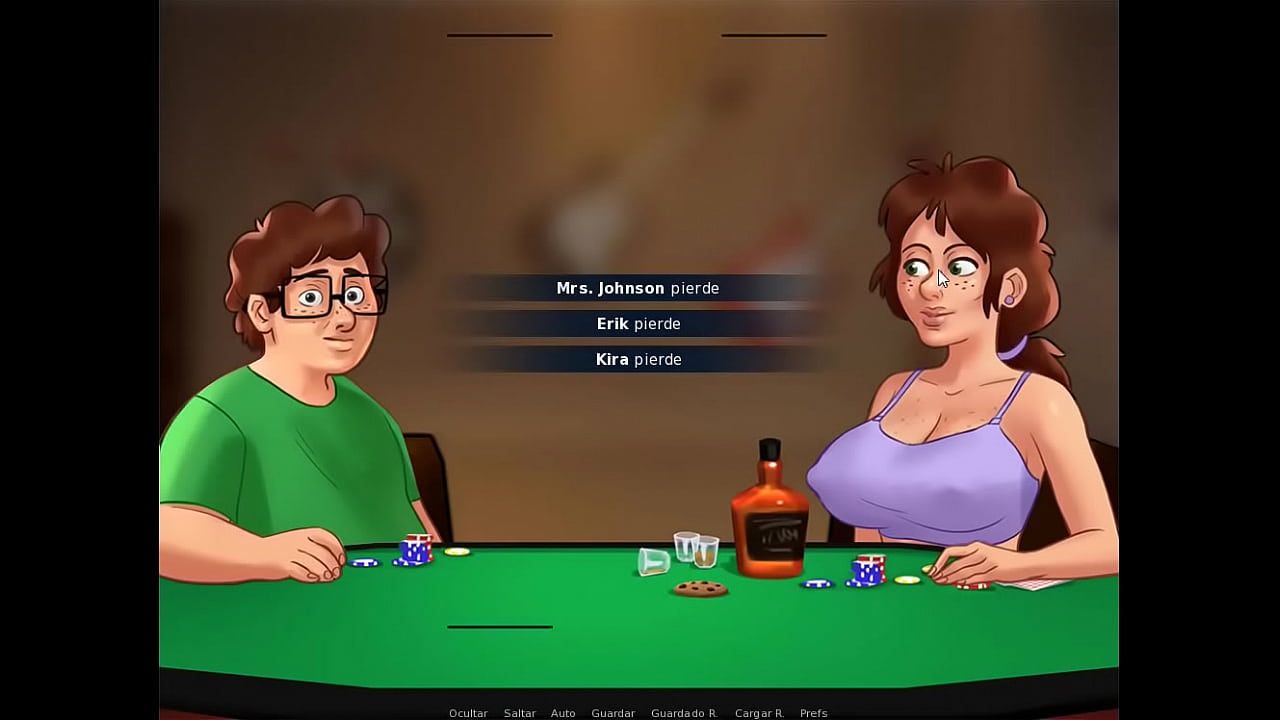 Summertime Saga Cap 18 - Fiesta De Poker y Mi Vecina Desnuda