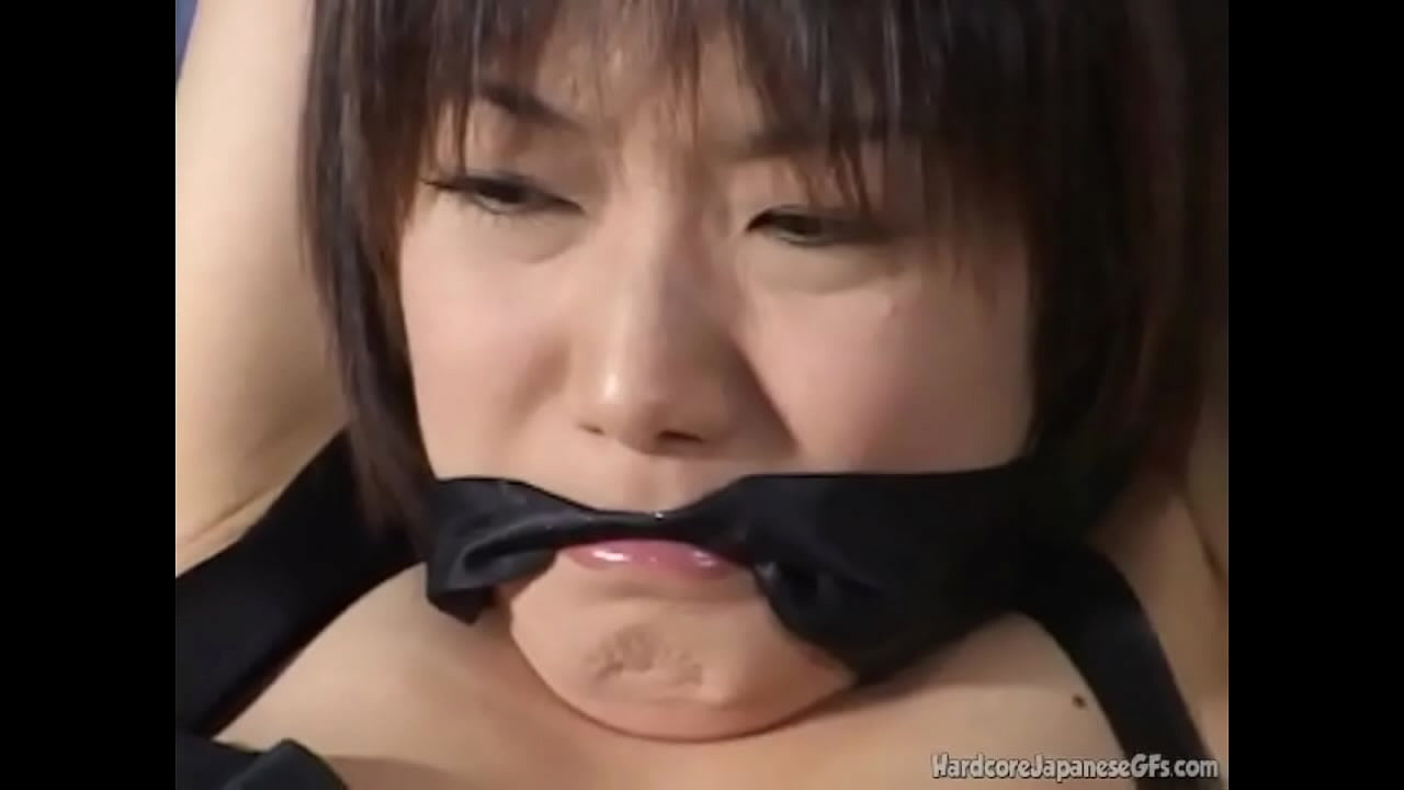 Bound and Gagged this Japan Wife gets Fingered