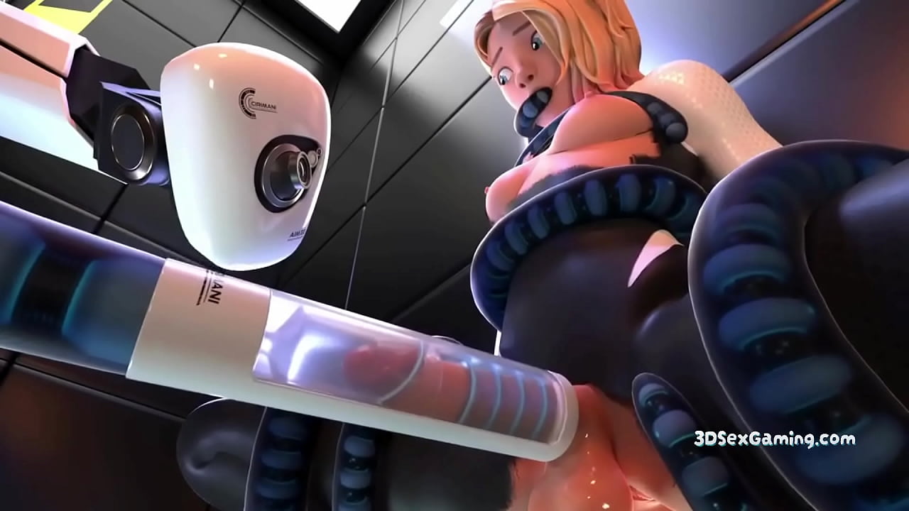 AI Milking Robot Captures Blonde Teen