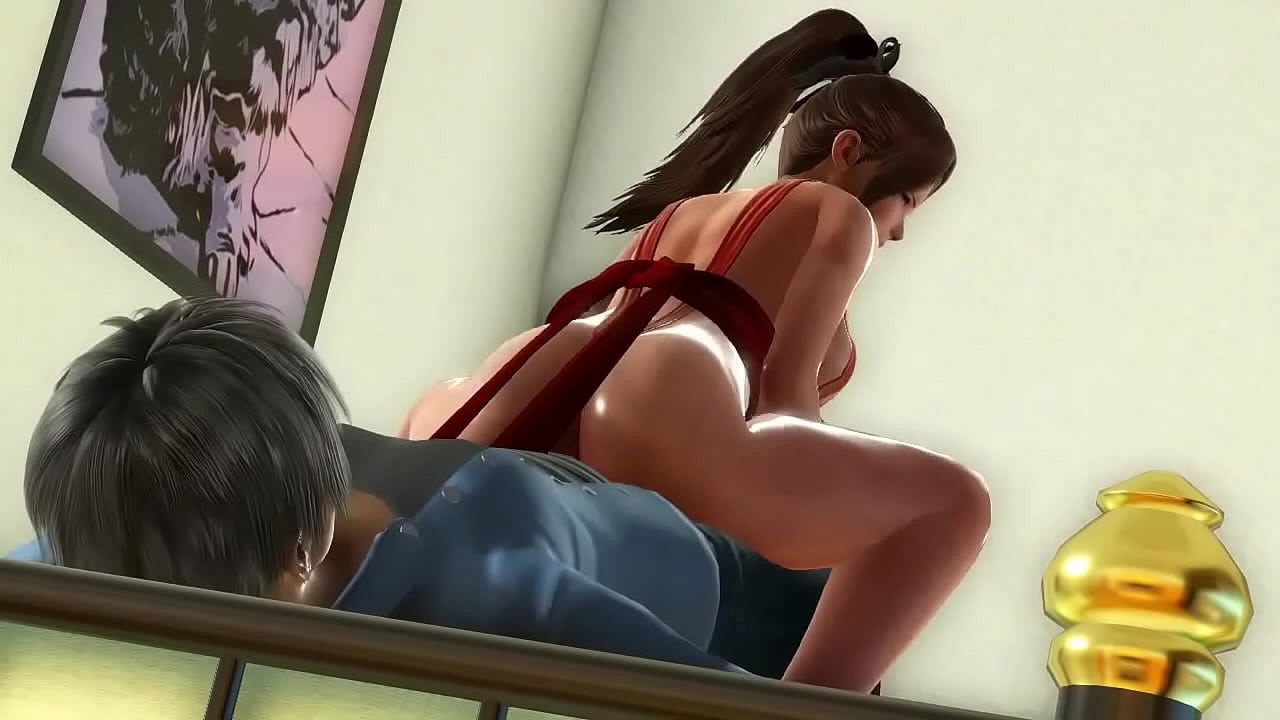 Mai Shiranui cosplay lady having sex in erotic hentai ryona animation video