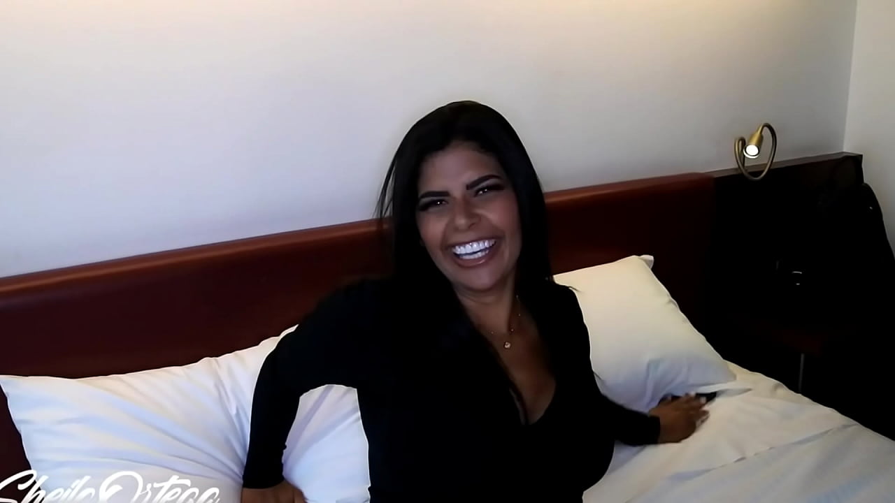 I surprise a FAN in his hotel room with SEXY LINGERIE, and I let him FUCK me after sucking his cock