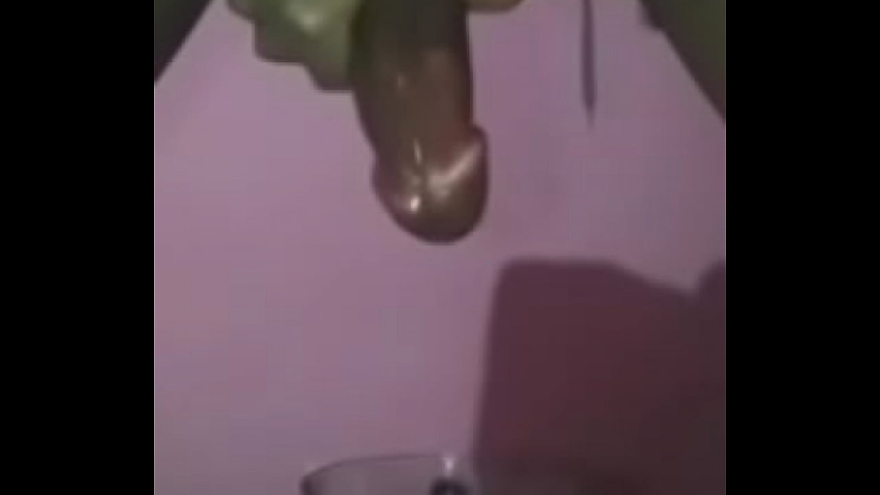 Pinoy cumshot on glass