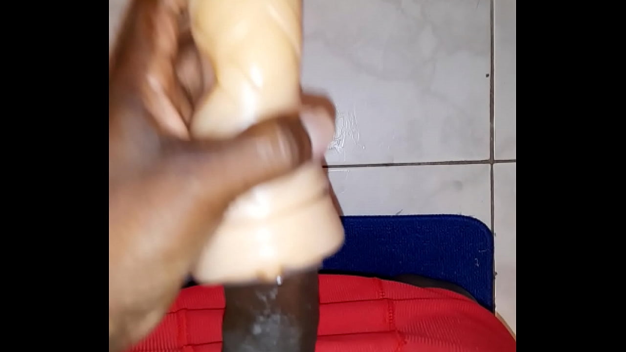 Fleshlight and cumshot