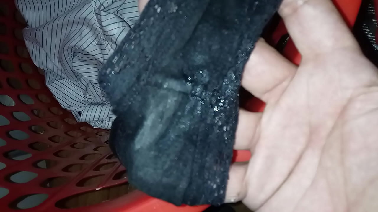 Sniffing panties wet pussy