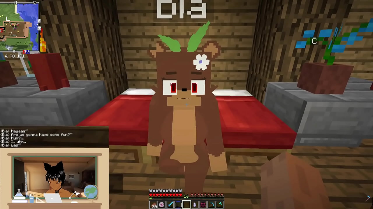 Minecraft |Sex Mod |Bia being fucked in her ass and doing doggystyle