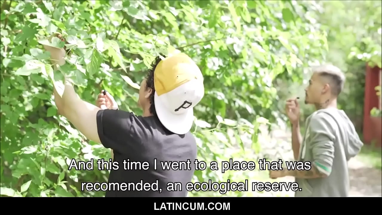 LatinCum.com - Young Horny Latino Sex Outside While Visiting Ecological Reserve