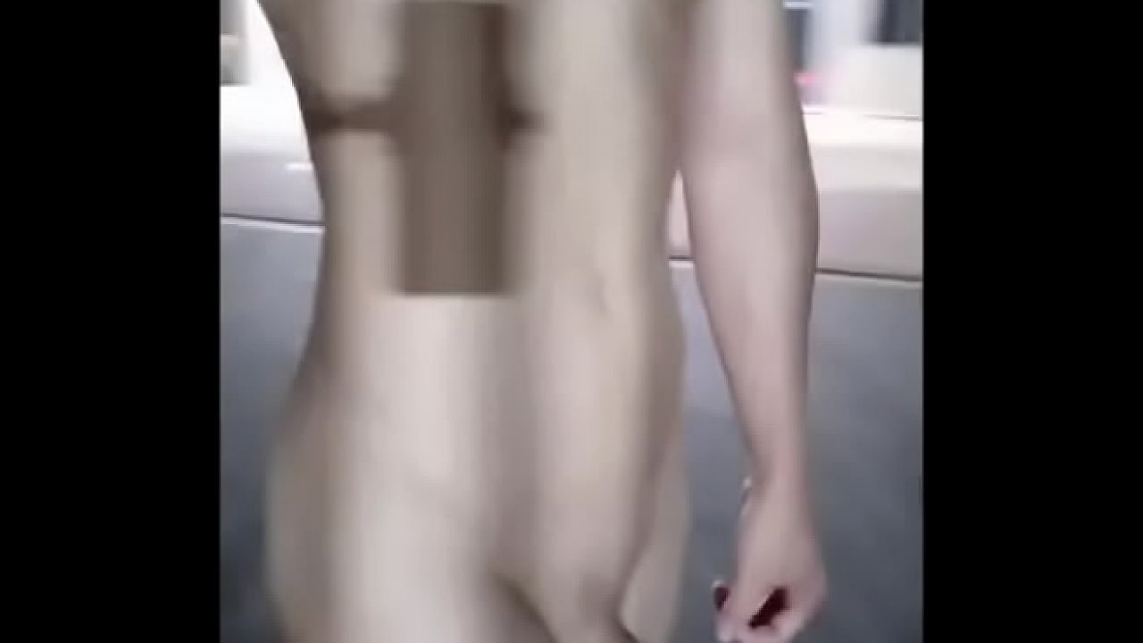 Shameless Exhibitionist public naked walk