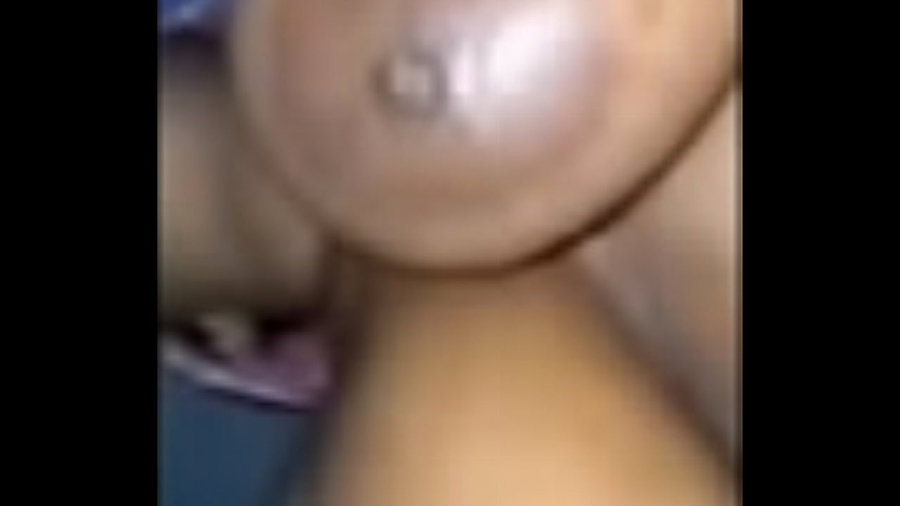 Ebony boob play