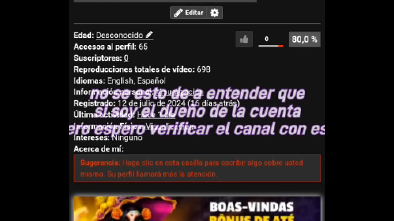 Vídeo de verificación