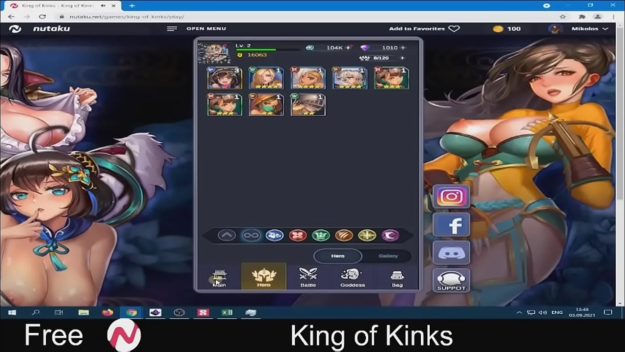 King of Kinks ( free game nutaku )  Action Adventure RPG