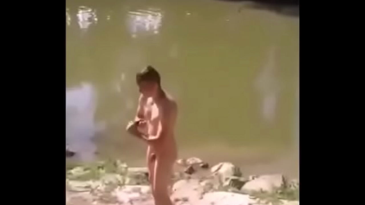 Infamous Hun Youtuber Naked By The River