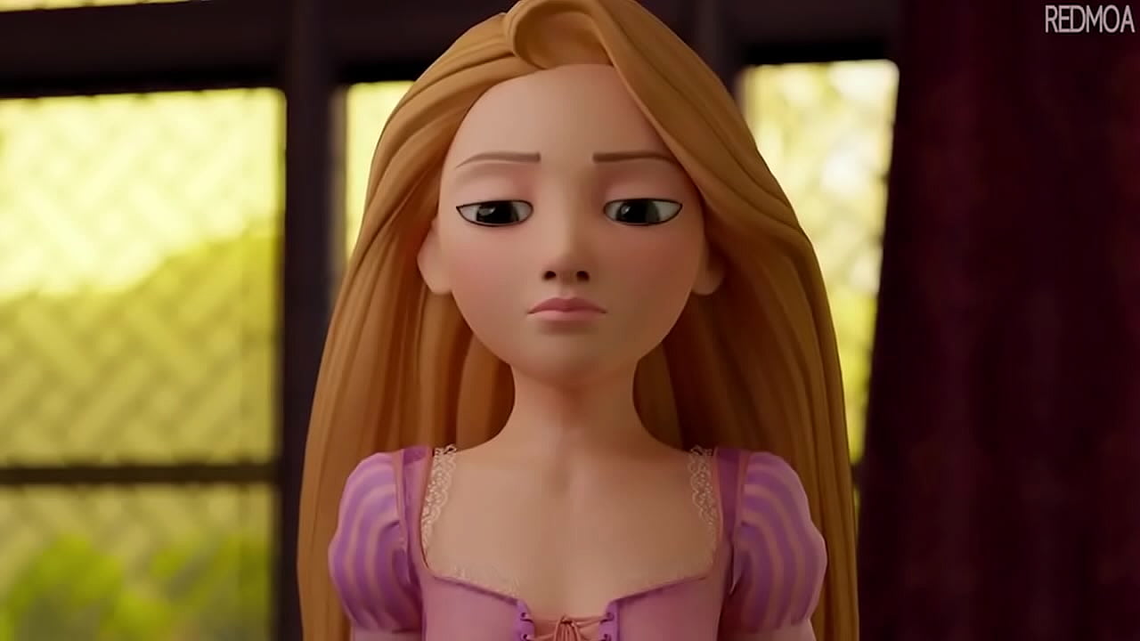 Rapunzel Tries Dick (3D Hentai)