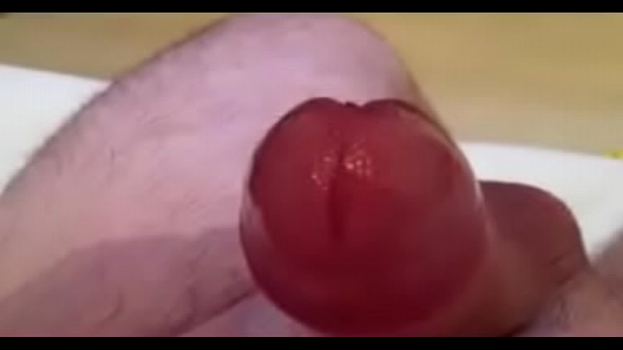 Shaved oil penis cumshot