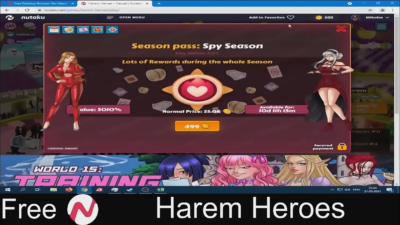 Harem Heroes ( free game nutaku ) RPG