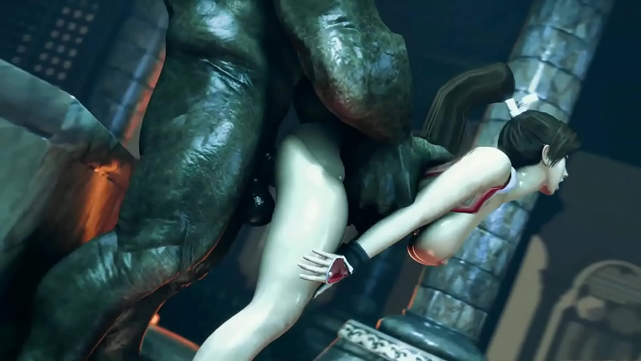 3D Girls love being bossed around by men with big dicks - Animation monster horror sex