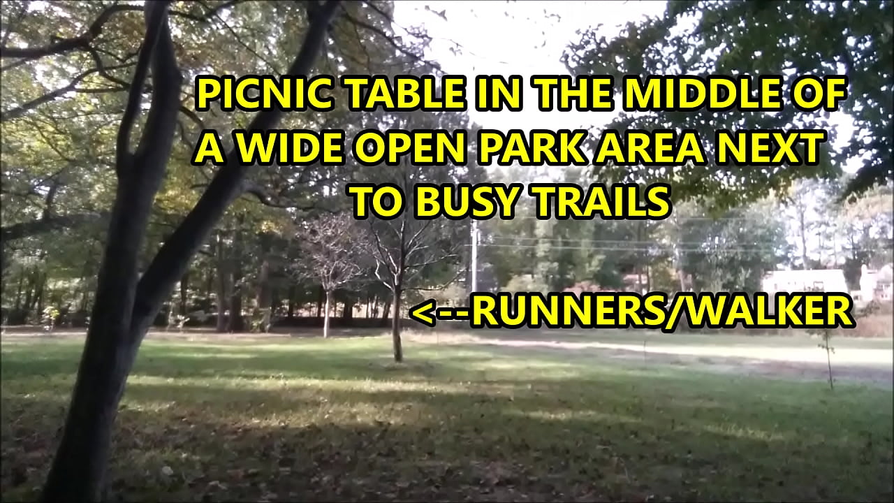 Stupid Public Park Field Jerking Off Naked October 2016