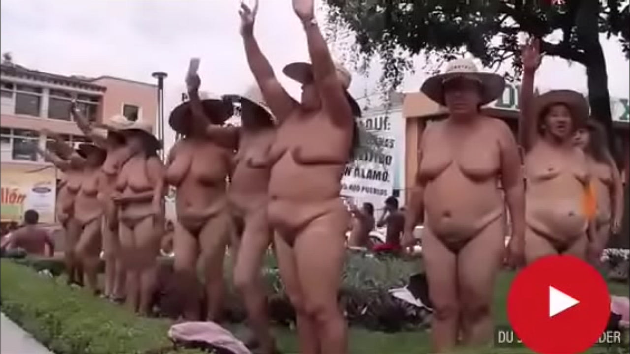 BARE NAKED WOMEN PROTEST