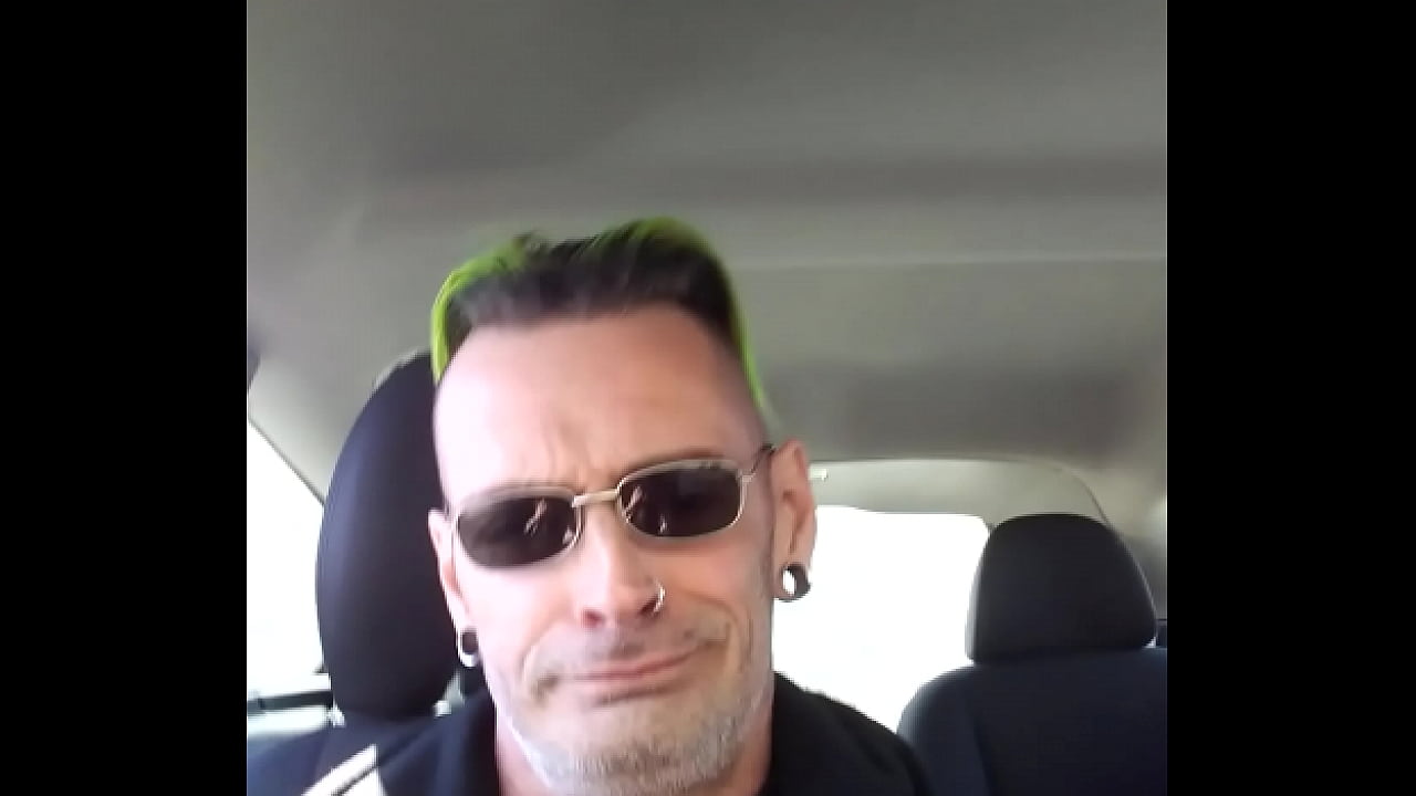 A punk rocker being weird in a car  WHY ARE ALL MY VIDS SAYING I'M HOMOSEXUAL?