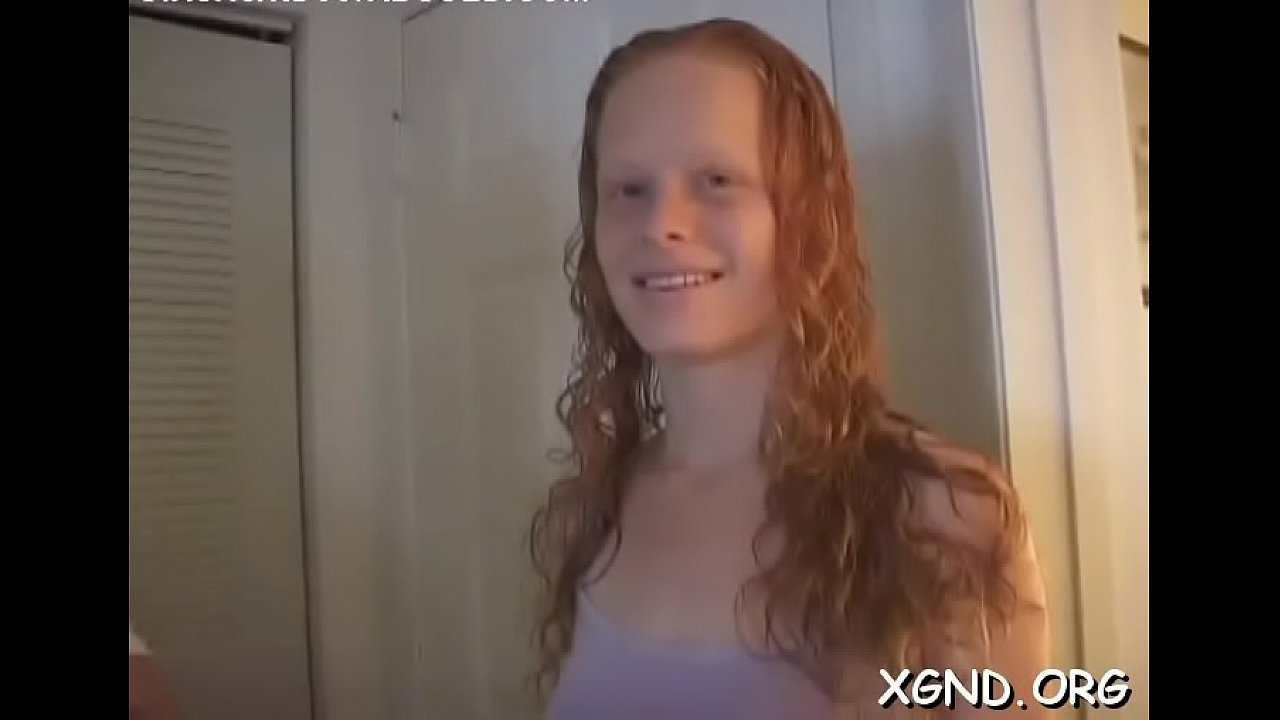 Hot-tempered redhead young Tina gets chili dog in vagina