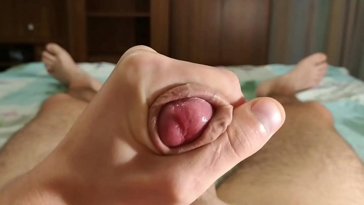 ASMR Horny young guy jerking off his big dick