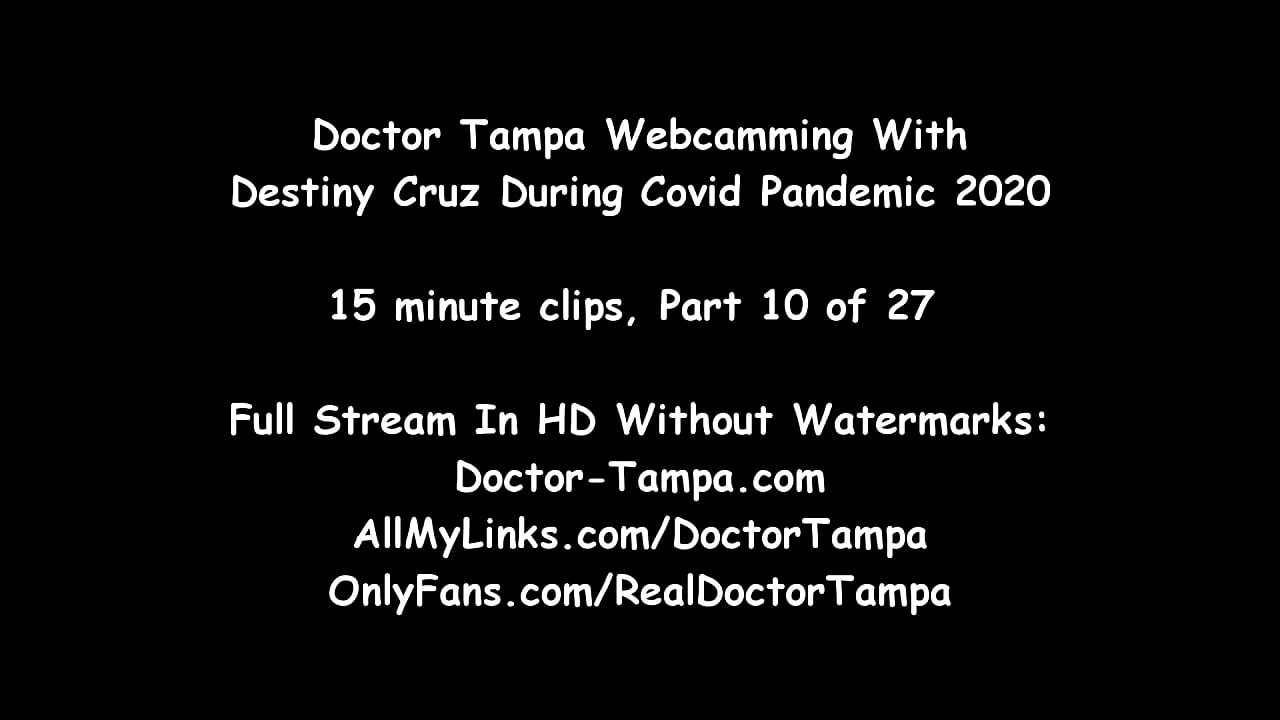 $CLOV Clip 10 of 27 Destiny Cruz Sucks Doctor Tampa's Dick While Camming From His Clinic As The 2020 Covid Pandemic Rages Outside FULL VIDEO EXCLUSIVELY @TrulyAFan.com Plus Tons More Medical Fetish Films