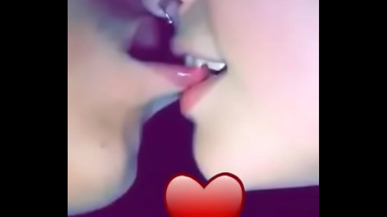 Lips teasing romantic