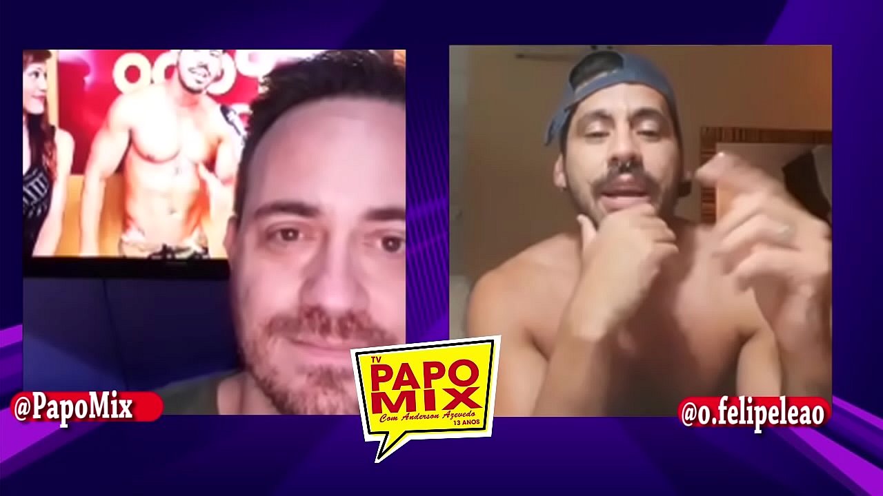 Show especial do gogoboy Felipe Leão em Live do PapoMix
