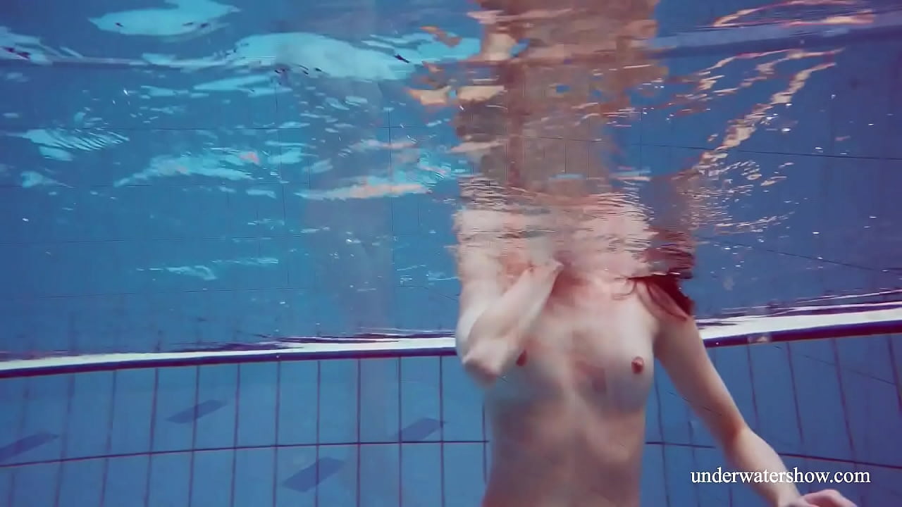 Underwater hottest girl ever Martina stripping nude