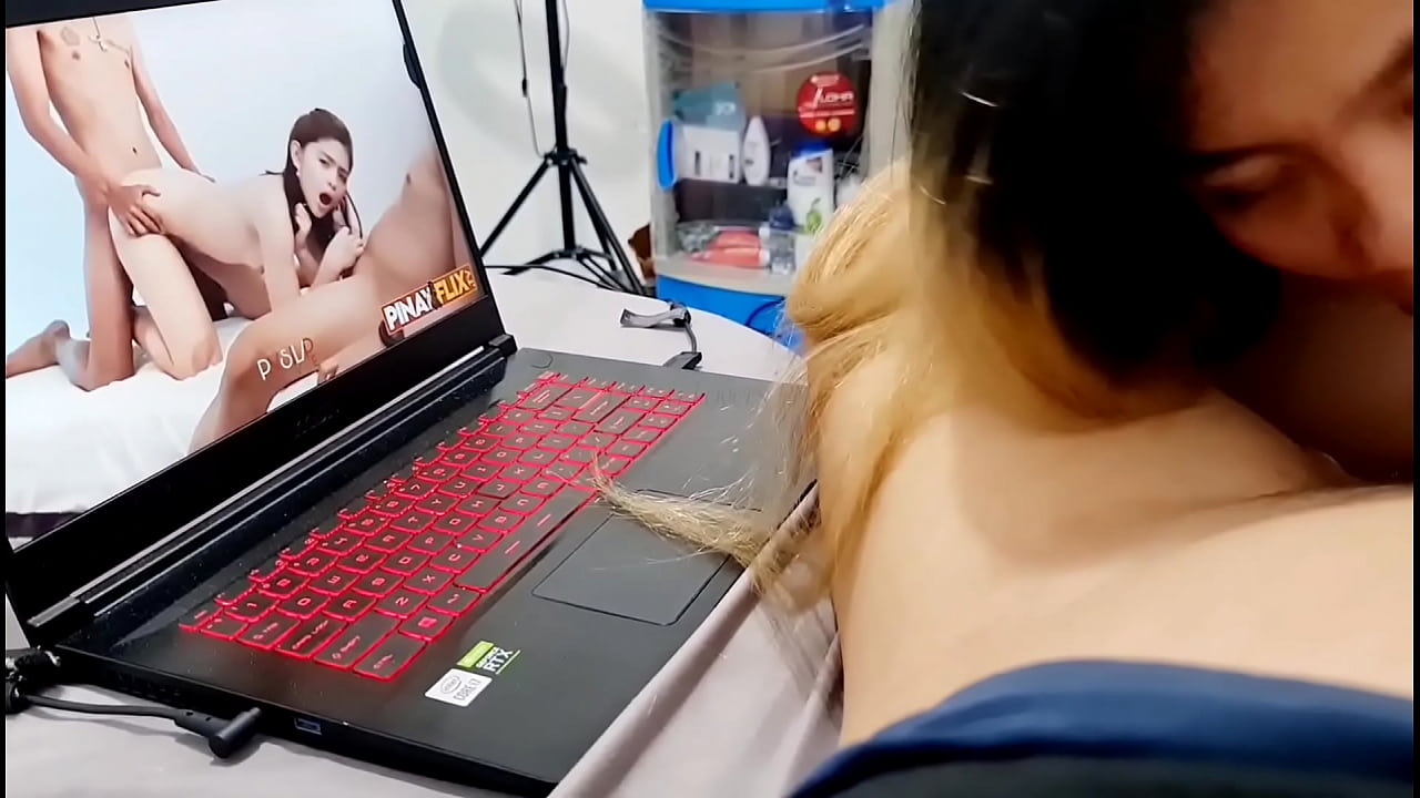 Caught by stepcousins while watching porn and he help me to get cum - Pinay Lovers Ph