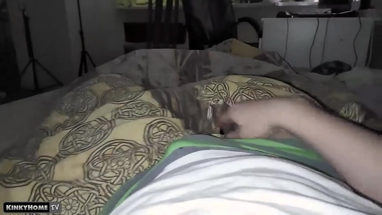 Sweden guy jerk off in the bed. Blondie cock. Real homemade vid.