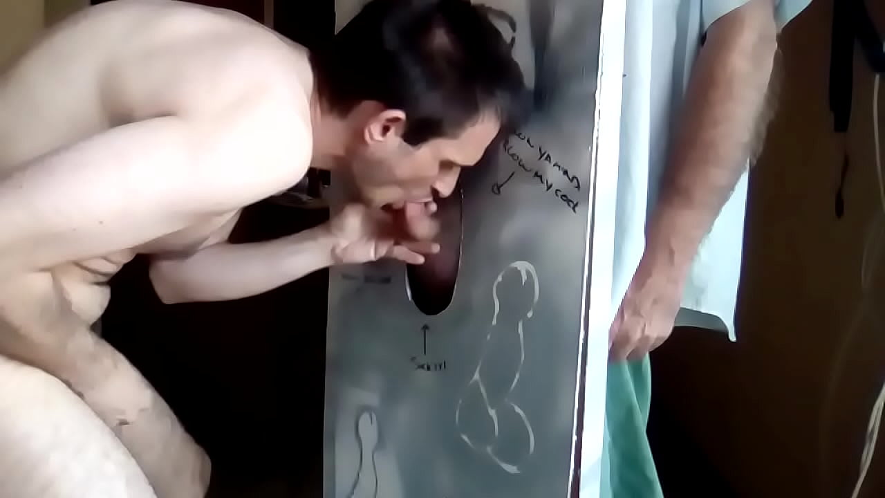 Ollie having fun with Glory Hole with a buddy of mine