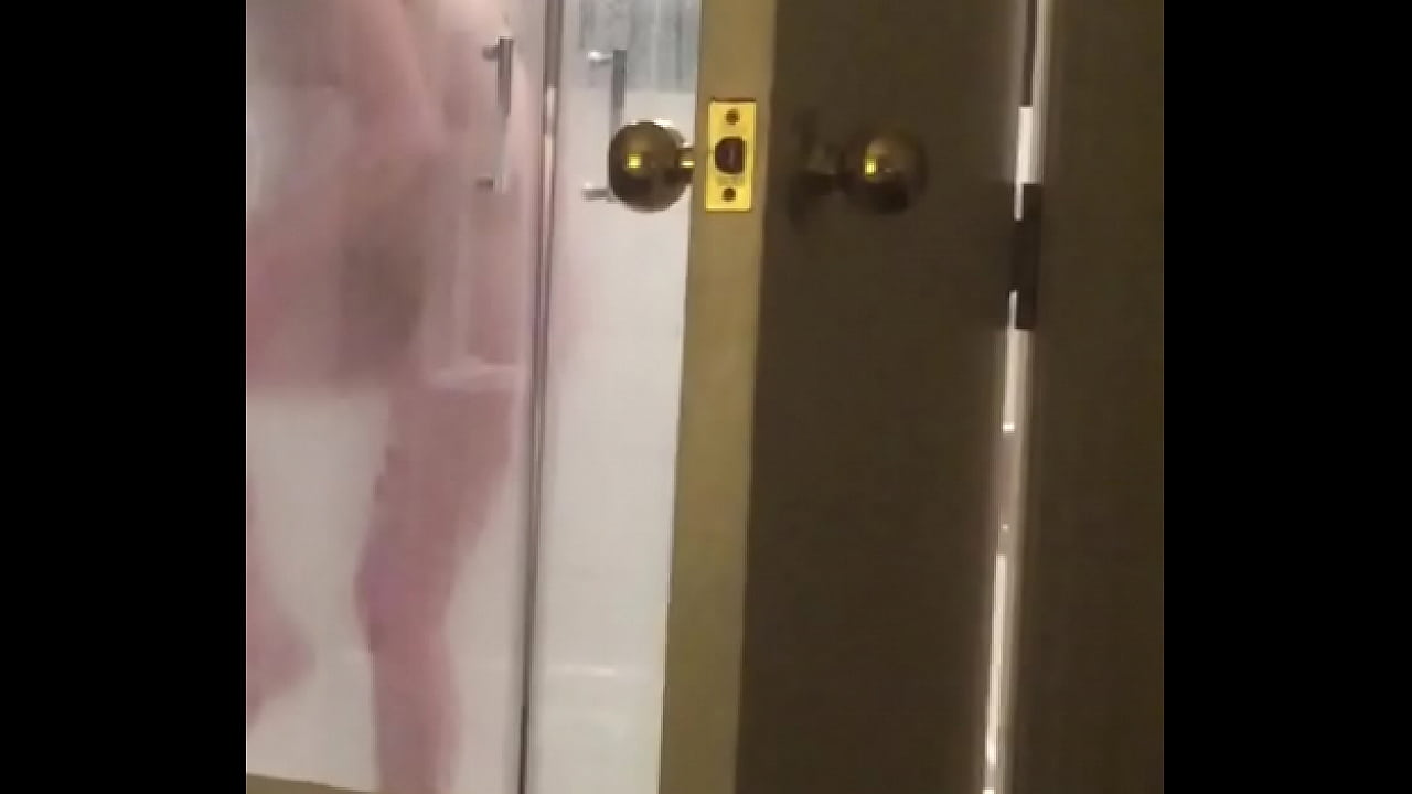 spying teen in shower