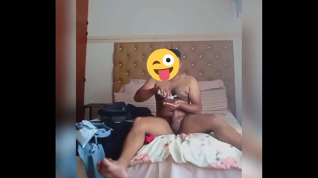 Masturbating with curtains open for people to watch