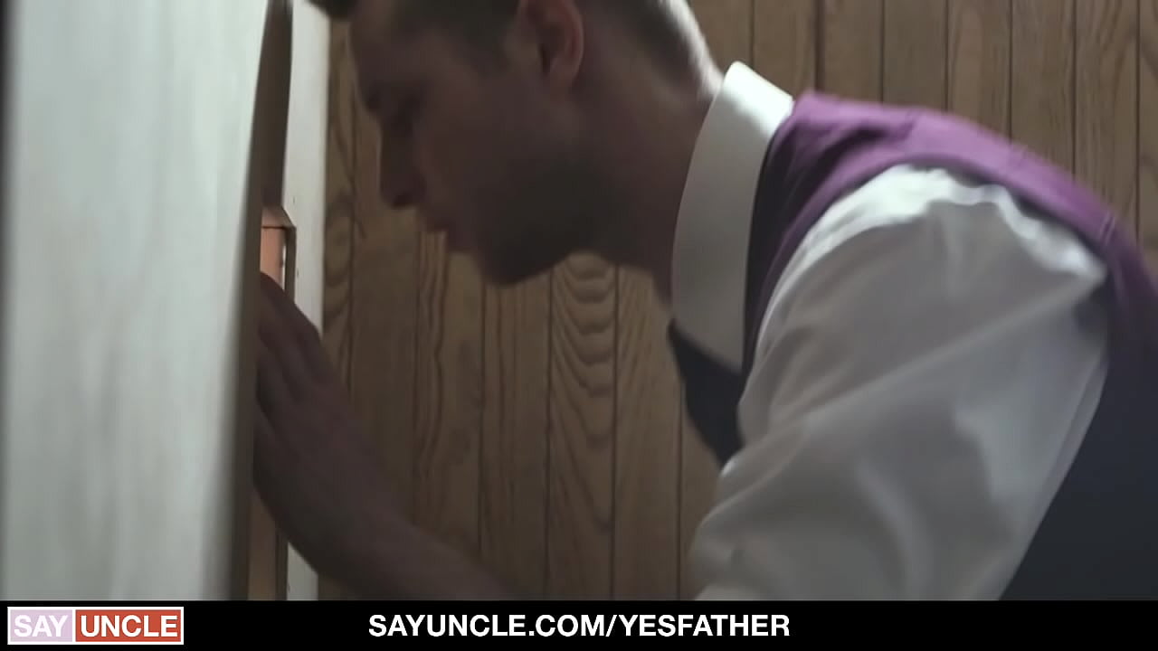 Catholic Boys Benjamin Blue And Ryan Jacobs Play In The Confession Booth