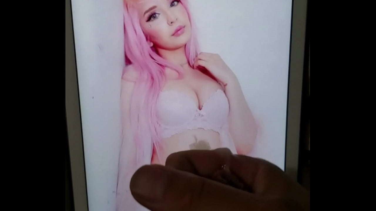 Cumming on pink hair twitch streamer