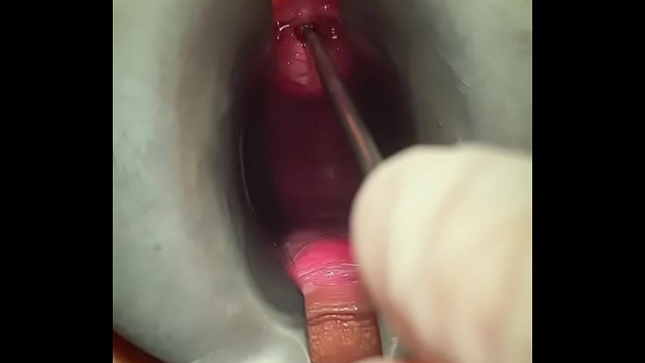 Orgasm inducing pee hole play