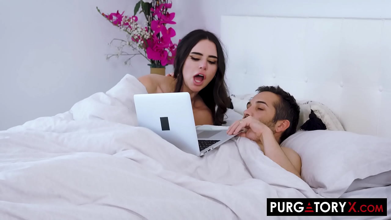 Swinger wife fucks her husband after watching her first homemade porn