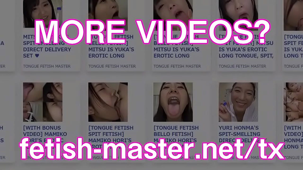 Japanese Asian Tongue Spit Fetish